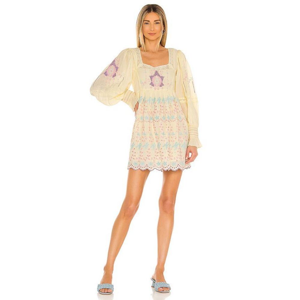 LoveShackFancy Freja Rise and Shine Dress Size XS